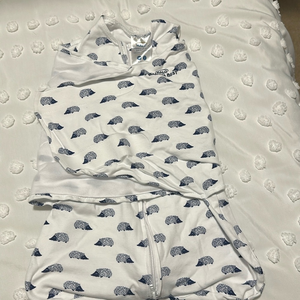 Hedgehog Halo Sleep sack swaddle